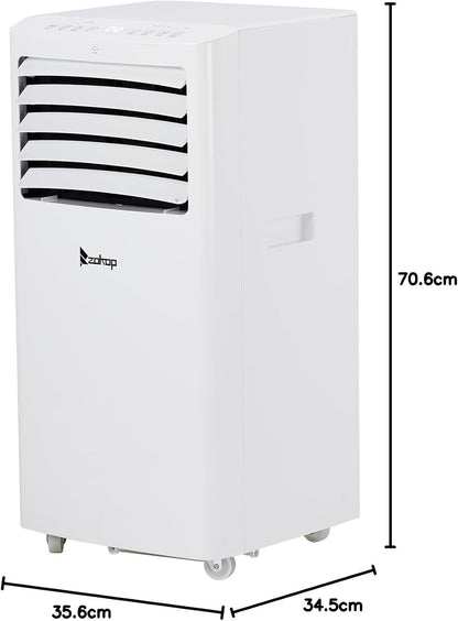 12000 BTU Portable Air Conditioner with Heating, Dehumidifier, WiFi & Remote Control