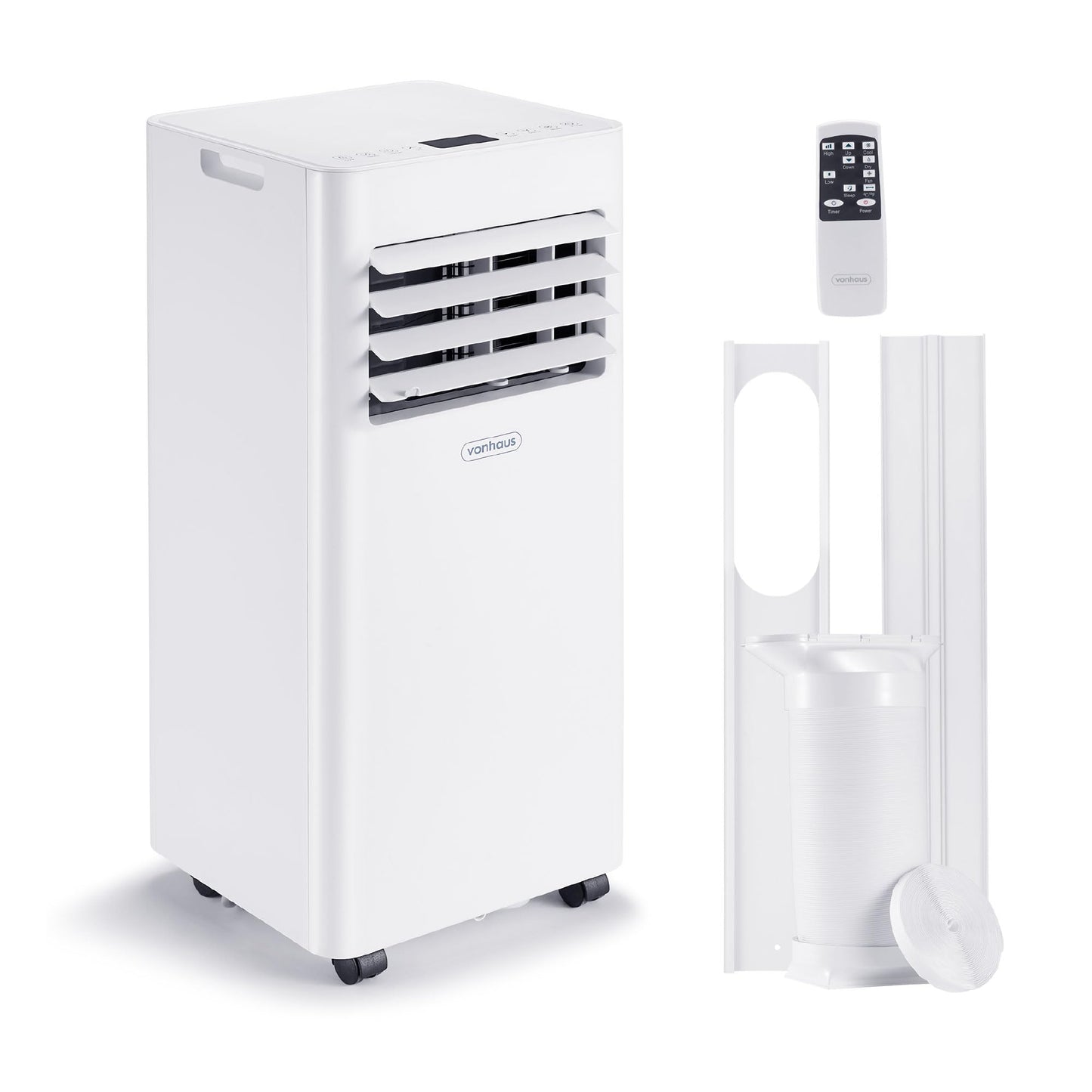 12000 BTU Portable Air Conditioner with WiFi, Dehumidifier, Sleep Mode & Remote Control