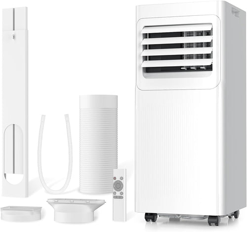 9000 BTU Portable Air Conditioner with Dehumidifier, Fan, Sleep Mode & Remote Control
