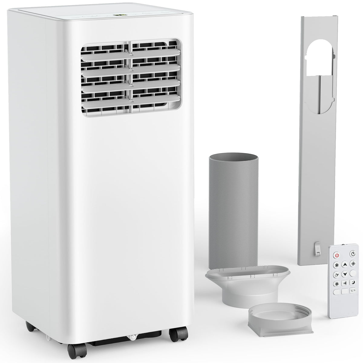 9000 BTU Portable Air Conditioner with Dehumidifier, Sleep Mode & Remote Control
