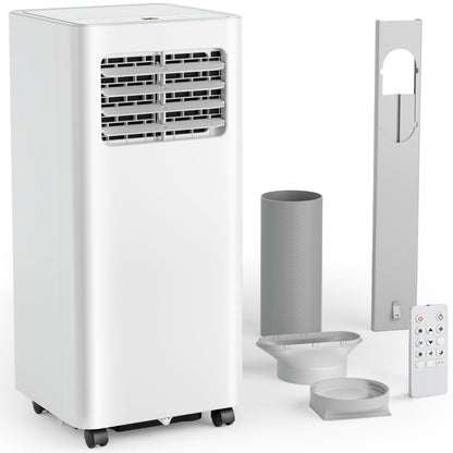 9000 BTU Portable Air Conditioner with Dehumidifier, Sleep Mode & Remote Control